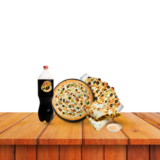 Deal 2 # 1 Medium Pizza Special Flavor Half Pasta / Spinroll